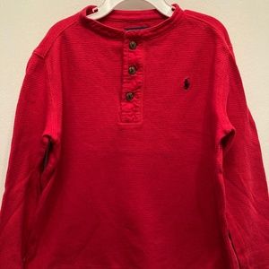 Polo Ralph Lauren Waffle Knit Long Sleeve Shirt